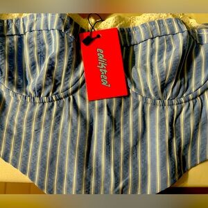 NWT edikted corset top. Size small.